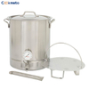 Brew Pot 10 Gallon Stainless Steel Pot - Kettle Brew Kettle 10 Gallon for Beer Brewing