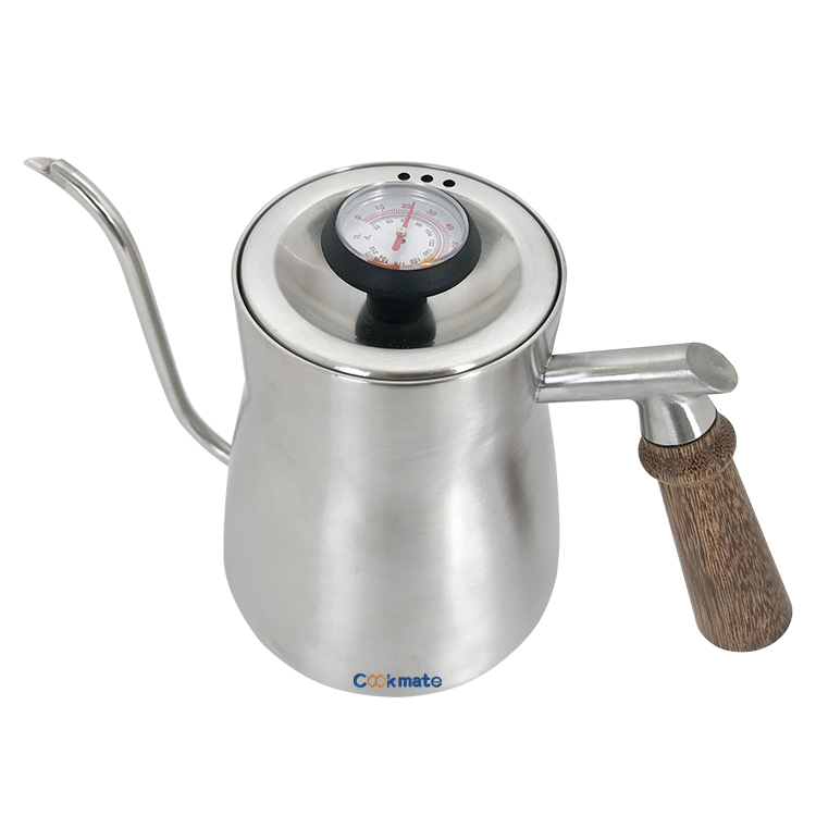 Built in Thermometer Brew Delicious Espresso Long Narrow Spout Pour Over Drip Coffee Pot