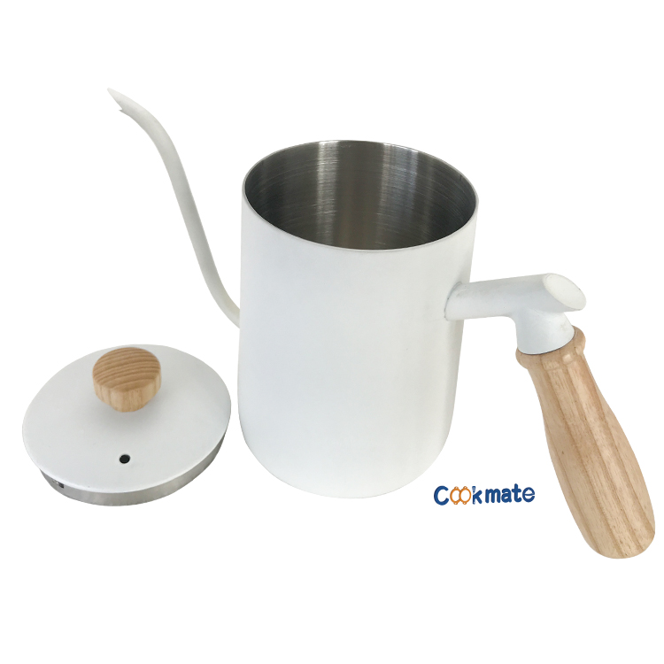 Gooseneck Pour Over Stainless Steel Anti Slip Handle Stovetop Hand Drip Home Brewing Tea Barista Coffee Kettle