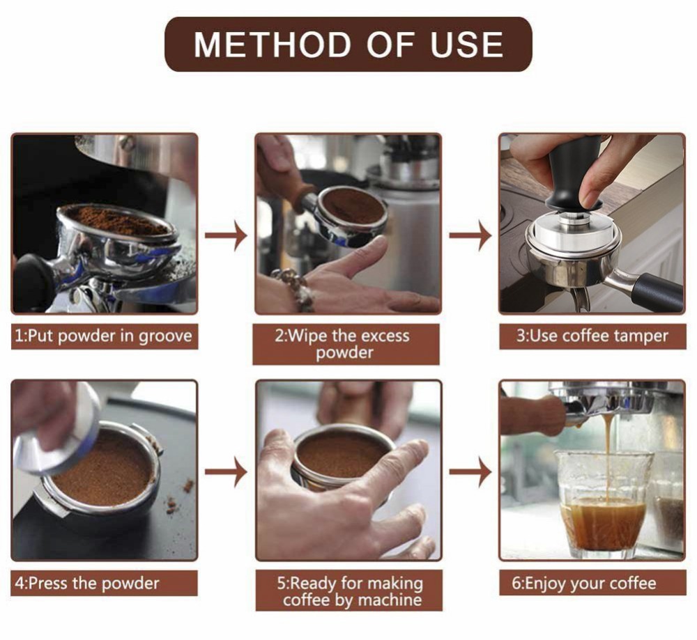 Best Price Calibrated Coffee Tamper With Spring Loaded Espresso Tamper