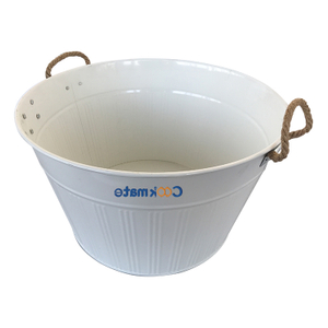 Hot Sale Customized Size And Logo Galvanized Steel Oval Tub for Beer