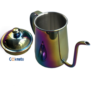 Gooseneck Pour Over Stainless Steel Stovetop Hand Drip Home Brewing Tea Barista Coffee Kettle