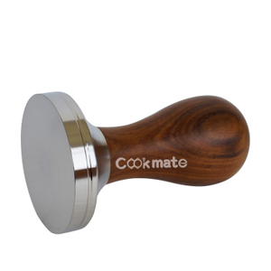 Low Price America Style Pull Viennese Hammer Flat Coffee Tamper With Wood Handle