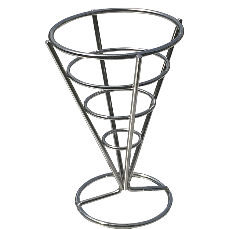 Home or commercial used potato chips dispenser rolling wire snack basket