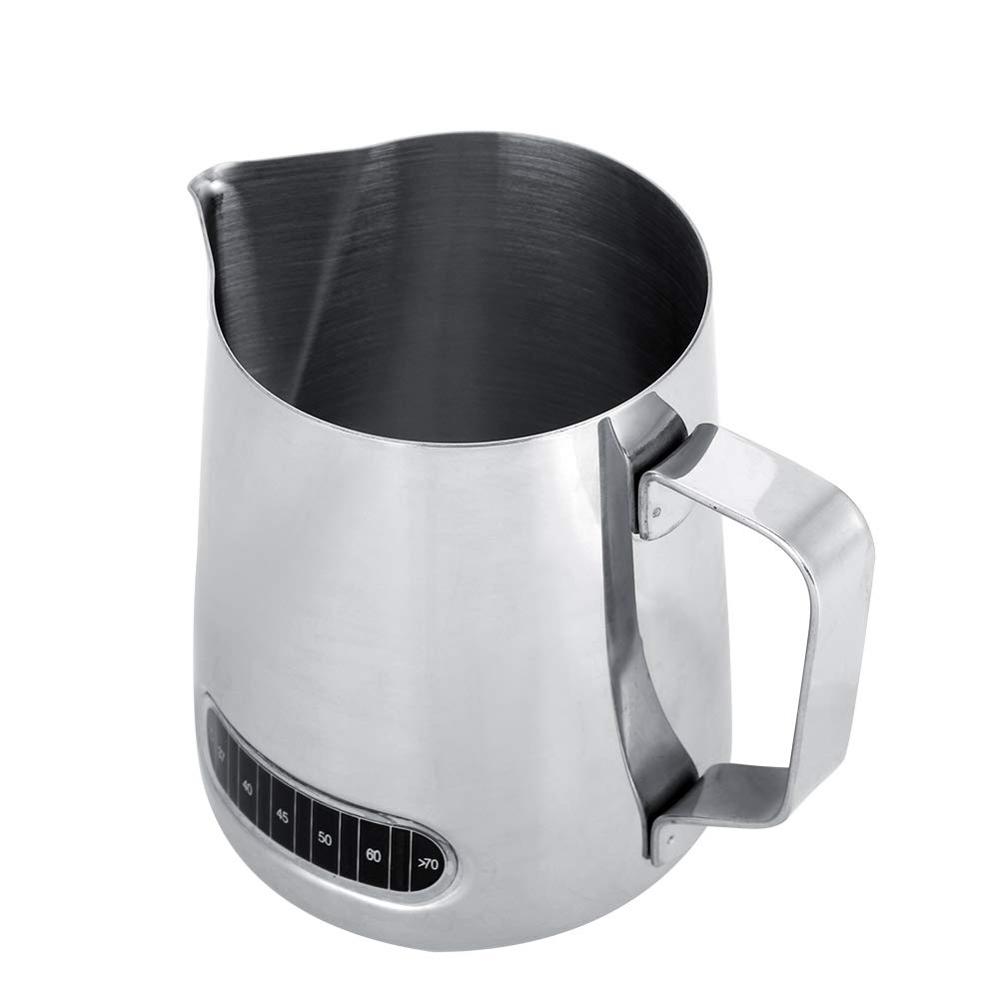 Stainless Steel Coffee Tools Cups Espresso Pitcher Latte Art Milk Frothing Cup with Temperature