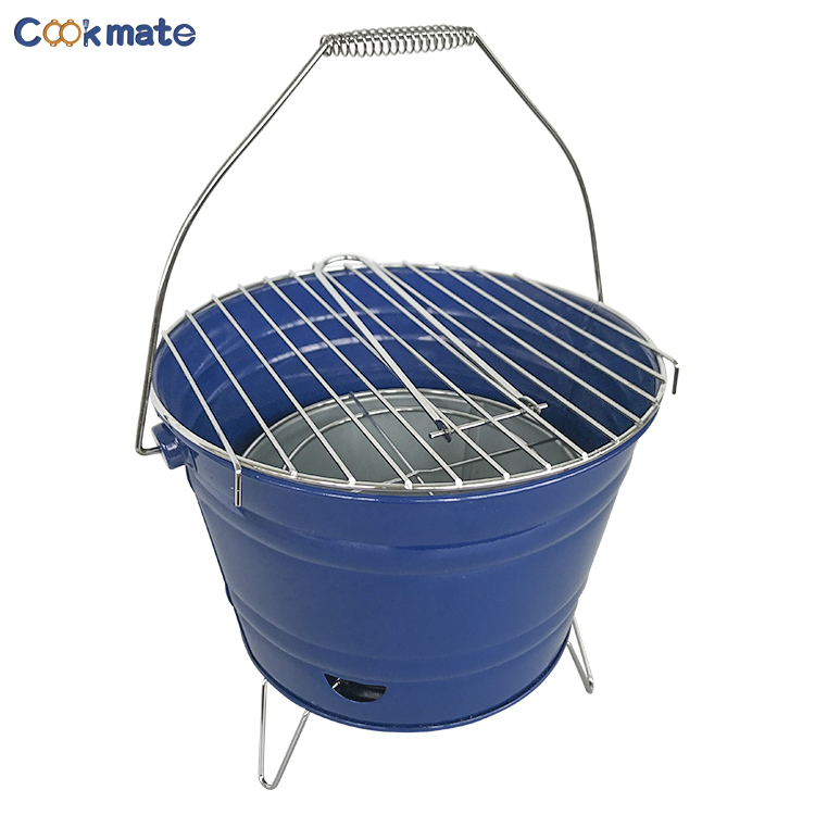 Portable Durable Travels Outdoor Use Multi Purpose Bucket Grill BBQ Bucket