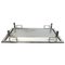 Outdoor Camping BBQ Stainless Steel Cooling Kitchen Pan Rectangle Silver Serving Tray