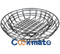 Cookmate 8inch Round Metal Serving Basket Fast Food & Bread Holder French Fries Baskets