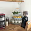 Cookmate Bamboo Wood Wooden Coffee Maker Tray With Filter Paper Rack Holder
