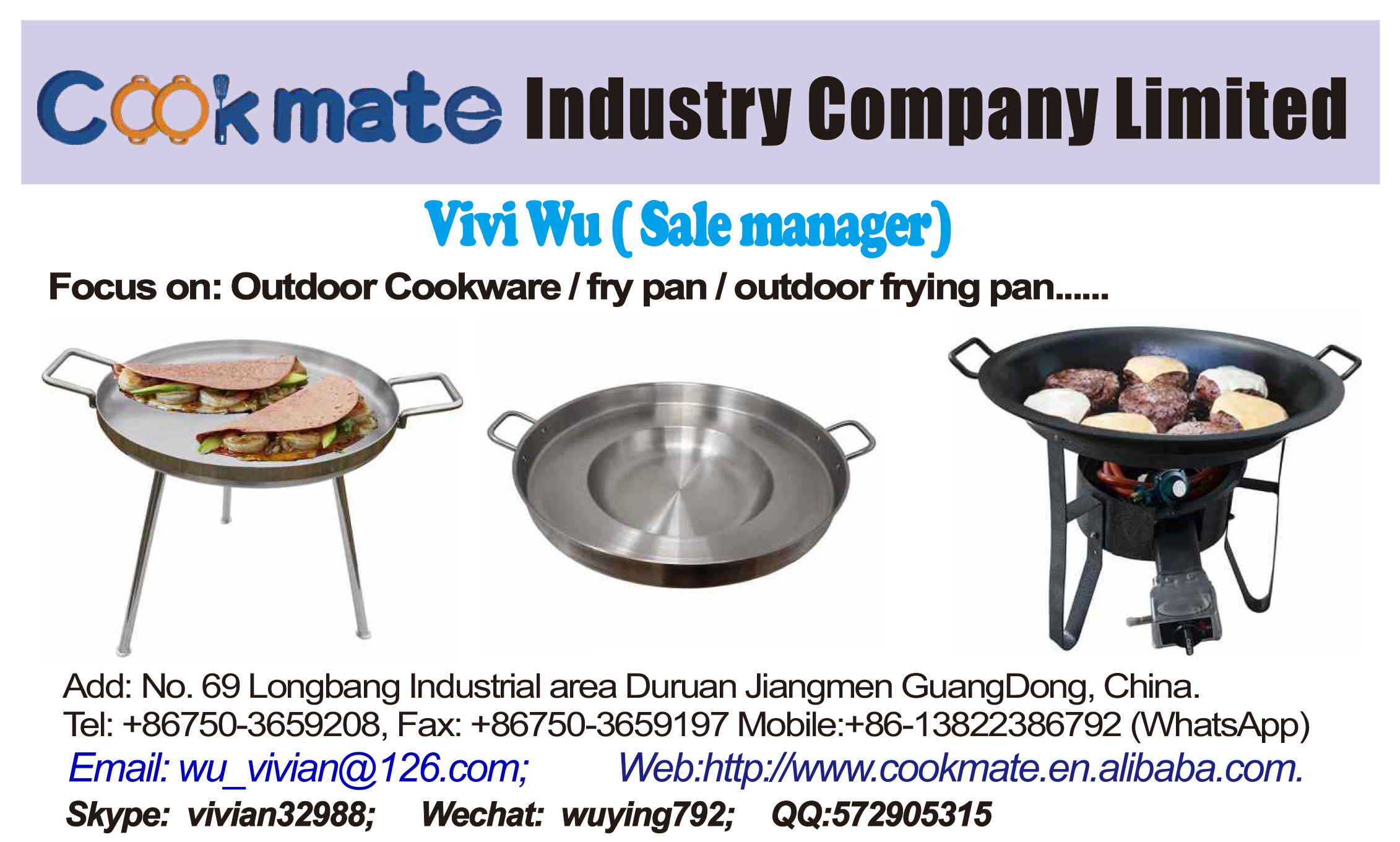 Compact Campfire Dish Outdoor Camping Induction Kitchen Big Fry Pan With 3 Legs