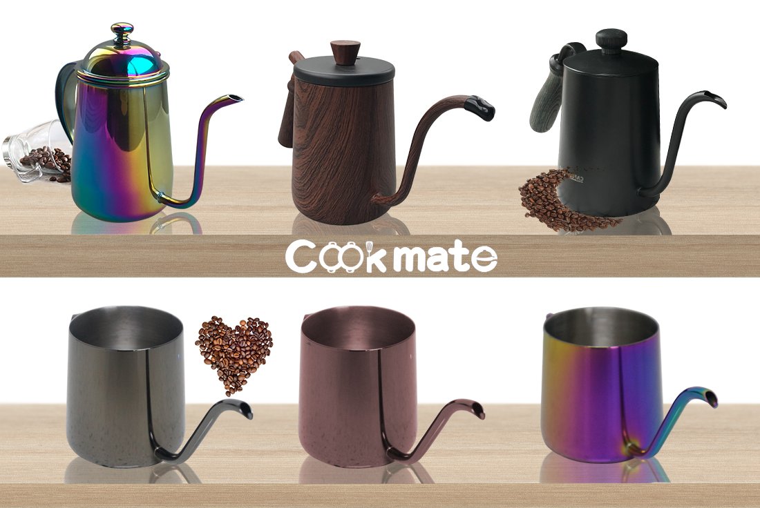 750ml Or Customize Gooseneck Water Tea Coffee Large Kettle with Temperature OEM ODM Buy High