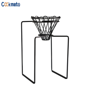 Simple Design Hand Coffee Pot Filter Shelf Coffee Drip Station 304 Stainless Steel Dripper Stand