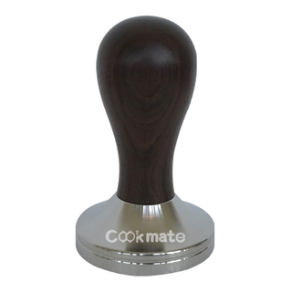 America Style Plate Press Flat Base Calibrated Coffee Tamper With Wood Handle