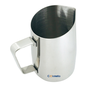 Italian Style Home Use Coffee Steaming Pitcher Measurement Milk Spout Jug With Handle
