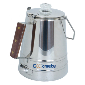 Amazon Hot Sale Stainless Steel Outdoor Camping Hiking Teacup Bottle Portable Coffee Percolator Pot Kettle Water Teapot