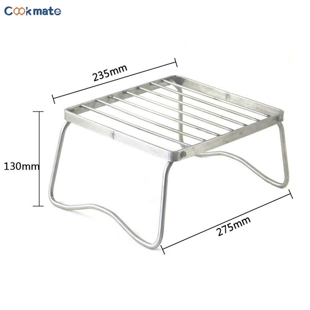 Outdoor Camping Barbecue Baking Cooking Portable Grill Simple Rack