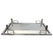Wholesale Safe Material Stainless Steel BBQ Silver Plated Fruit Sushi Platter Food Serving Tray Frying Pan