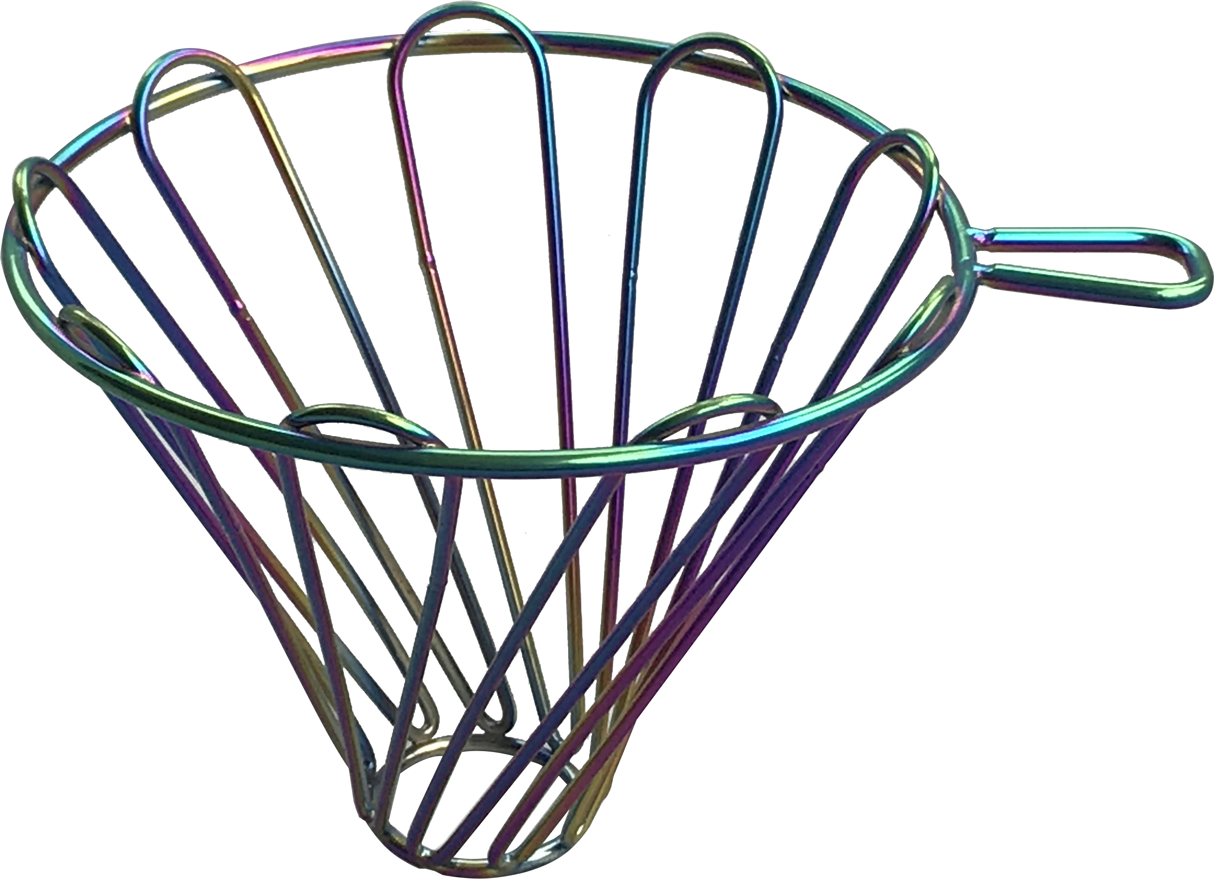 Cookmate Coffee Tool Cone Metal Wire Mesh for Paper Pour Over Dripper Strainer