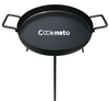 COOKMATE Enamel Glazing Non-stick Cookware Sets with 3 Legs Outdoor Beach BBQ Camping Picnic Campfire Griddle Pan