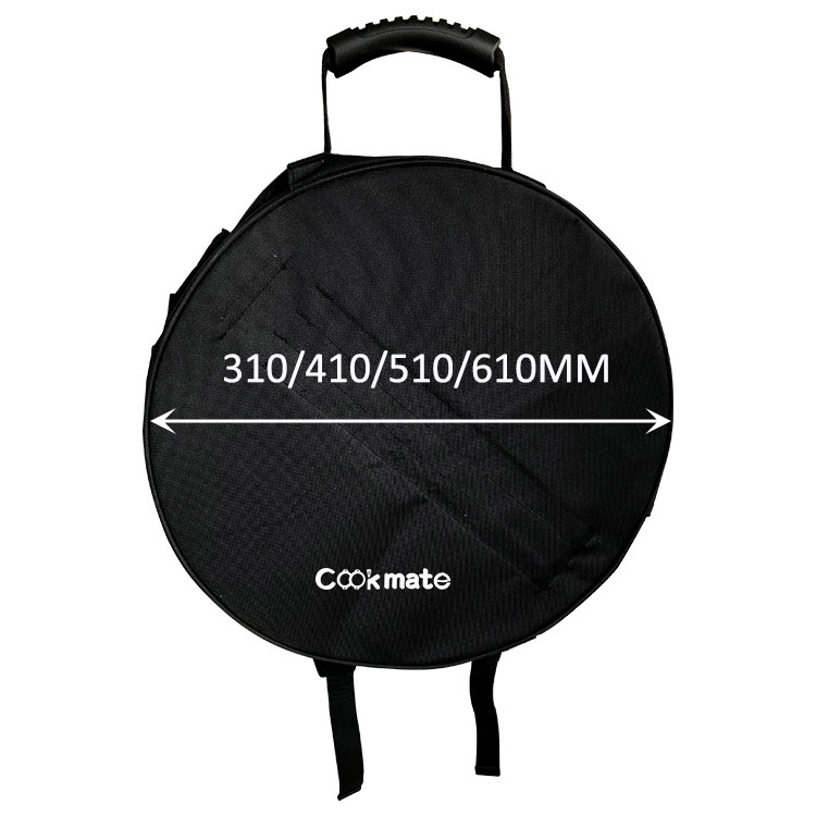 Outdoor Kitchen Cookware Cooking Ware Round Stainless Steel Frying Pan