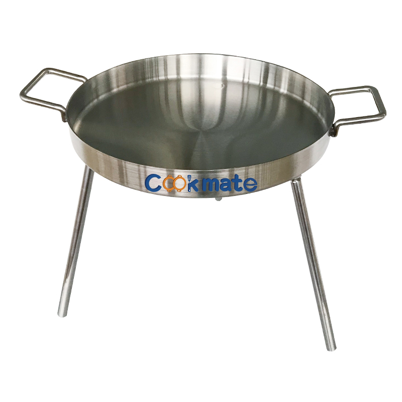 Perfect Size For Camping Custom Frying Commercial Pan Baking Sheet With 3 Legs