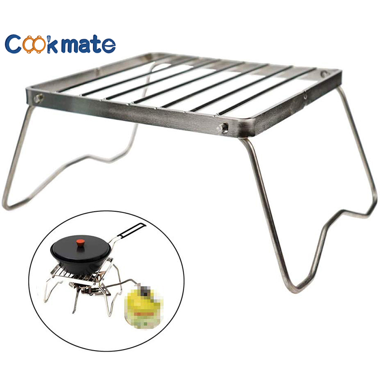 Cookmate Simple Round Wire Stainless Steel Portable Mesh BBQ Grill Cooking Grid
