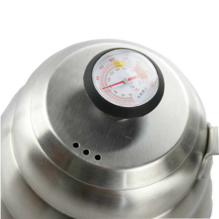 304 Stainless Steel Gooseneck Coffee Kettle Pour over Coffee Kettle Coffee Kettle with Thermometer