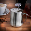 Cooks Professional Milk Frothing Jug & Thermometer, Barista Style Lattes, Coffee, Hot Chocolate Stainless Steel