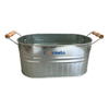 Galvanized Collection Oval Beverage Tub Vintage Farmhouse Decoration for Modern Homes Or Kitchen