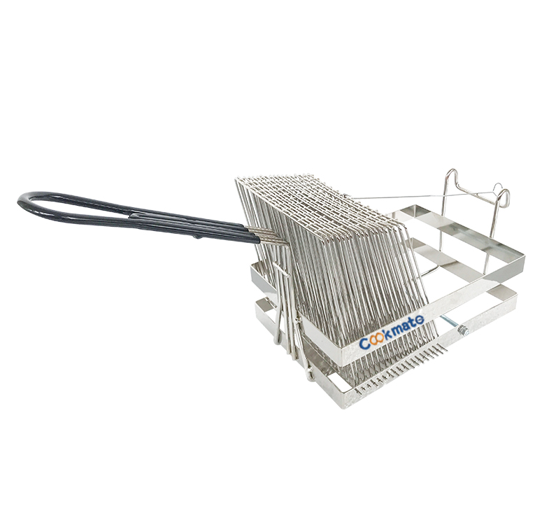 Best Price Mexican Tostada Shell Deep Fryer Basket with 18 Shell Capacity