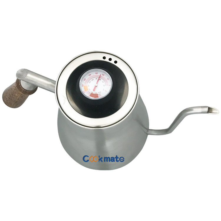 Gooseneck Kettle Drinkware Type Hand Drip Pot With Integrated Thermometer Suitable