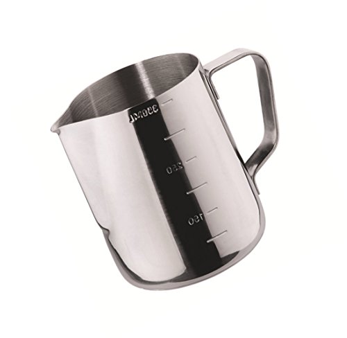 Food Grade Stainless Steel Coffee Measurements on Both Sides Inside Milk Pitcher Spout Jug