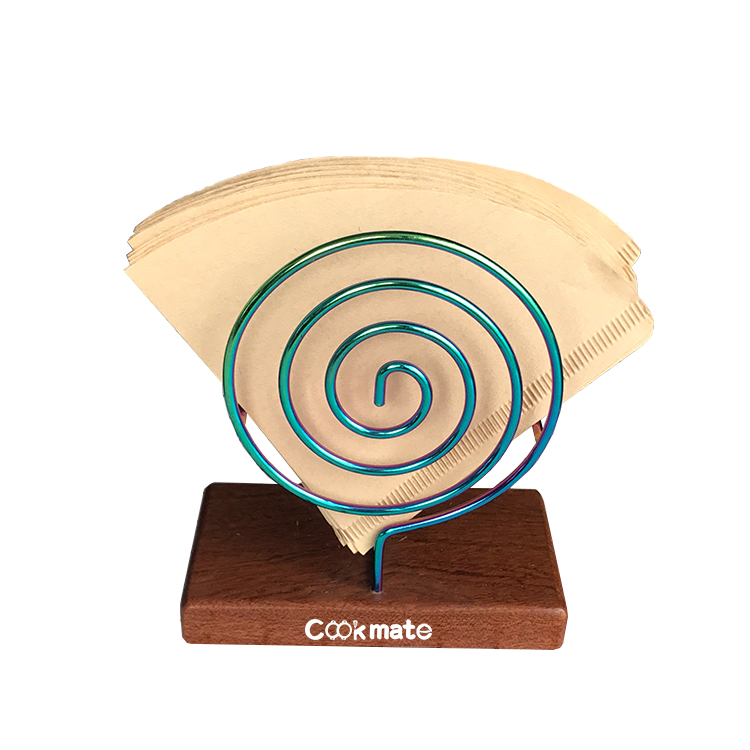 Cookmate Coffee Filter Storage Disposable Paper Strainer Holder 100Pcs Filtering Papers Storage