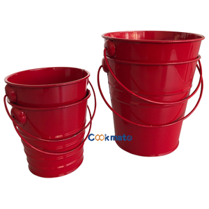 Customer Logo Galvanized Metal Champagne Wine Beer Ice Bucket Galvanized Tub Oval Storage Bucket