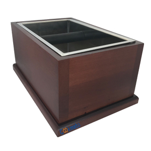 With Non-Slip Silicone Bar Stainless Steel Barista Accessories Espresso Coffee Knock Box