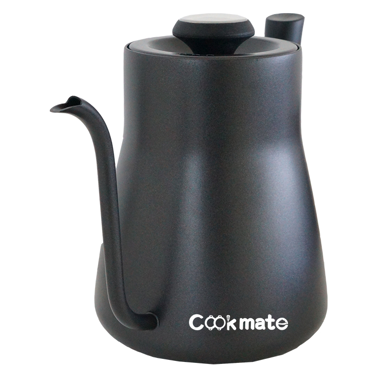 850ml 304 Stainless Steel Gooseneck Pour Over Home Brewing Tea Hand Drip Coffee Kettle with Thermometer