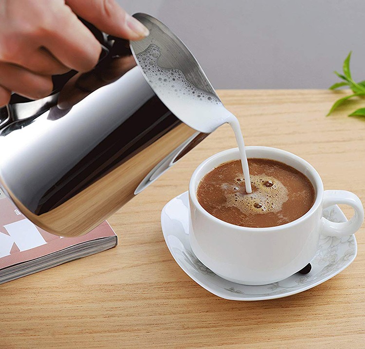 Stainless Steel Espresso Steaming Pitcher, Espresso Milk Frothing