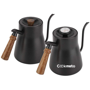 Stainless Steel Pot Gooseneck Long Narrow Spout Pour Over Kettle With Handle