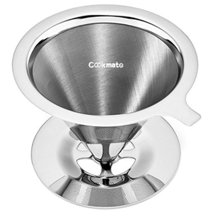 Cookmate Durable Pour Over Coffee Strainer China Manufacture 304 Stainless Steel Paper Filter