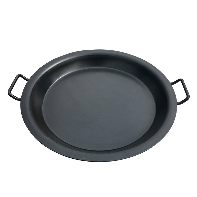 Black Outdoor Camping Kitchenware Stainless Steel Bbq Non Stick La Sera Cookware Fry Pan